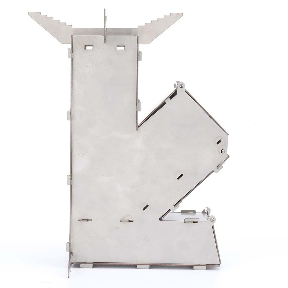 Rocket Stove Portable Wood Burning Camp Stove Stainless Steel