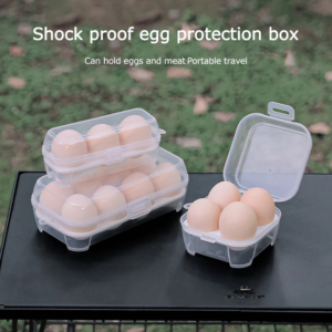 Portable Eggs Box Case Shockproof Holder Container For Outdoor Camping Picnic