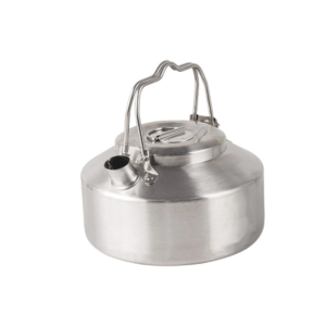 1L Stainless Steel Kettle Teapot Locking Handle Outdoor Camping Coffee Pot