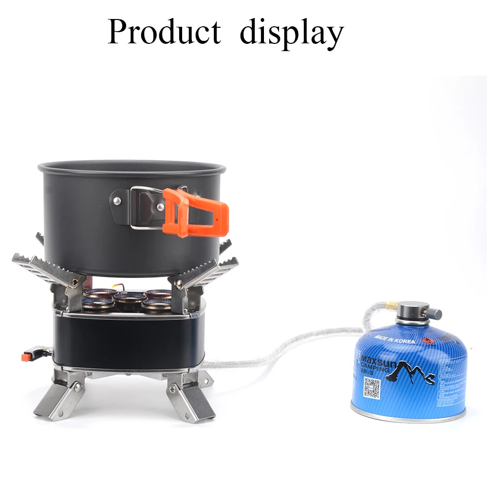5 Burners Portable Folding Gas Stove - 图片 3