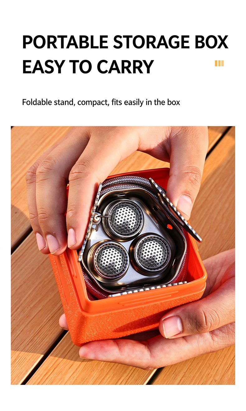Portable 3 Burners Foldable Stove