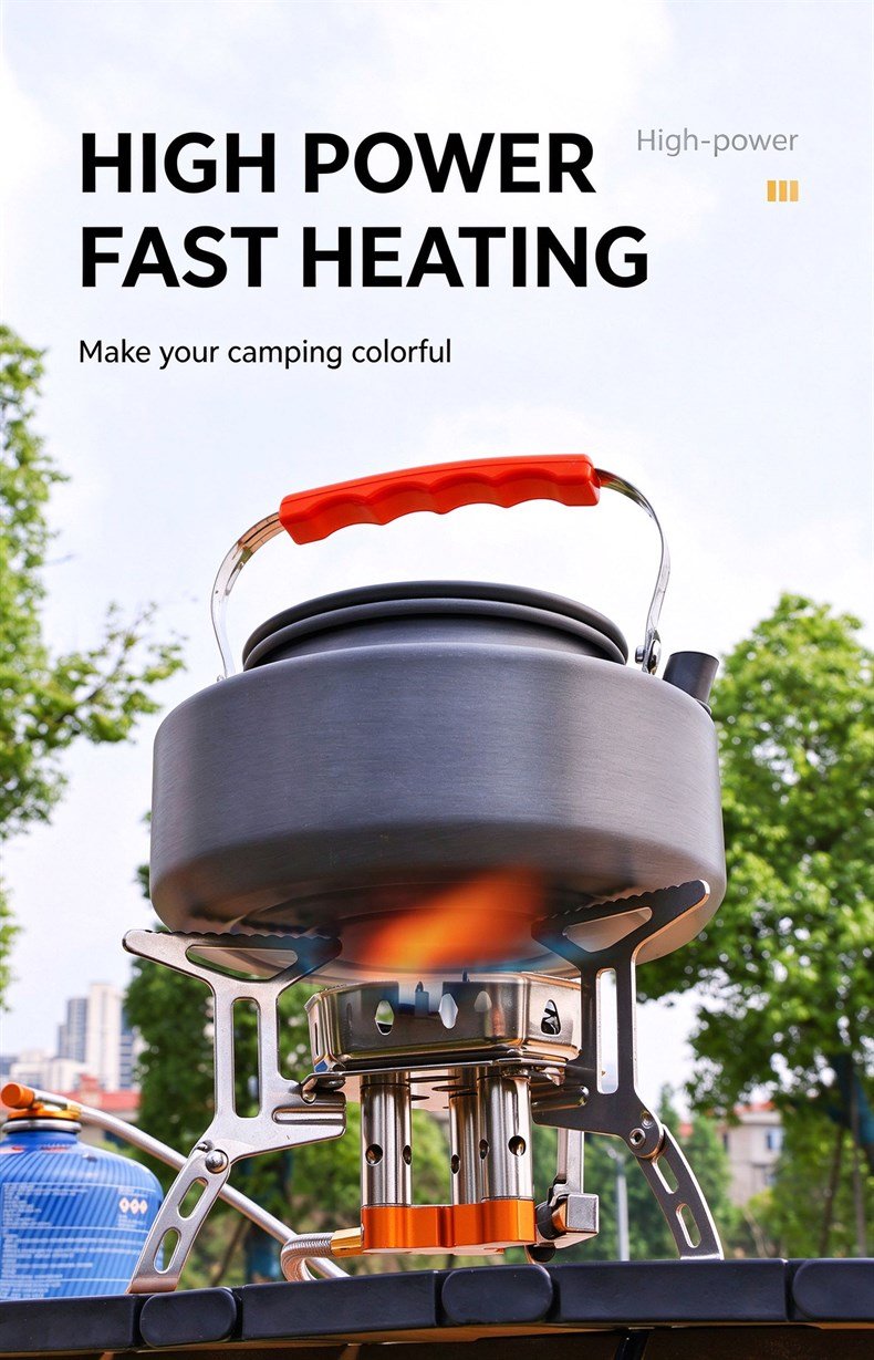 Portable 3 Burners Foldable Stove