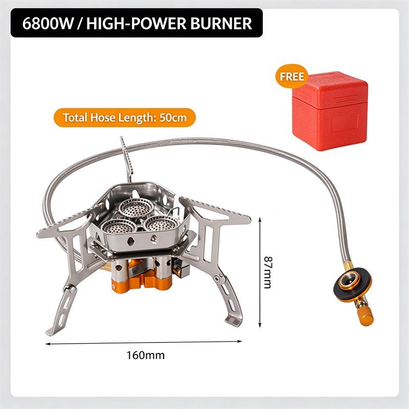 Portable 3 Burners Foldable Stove