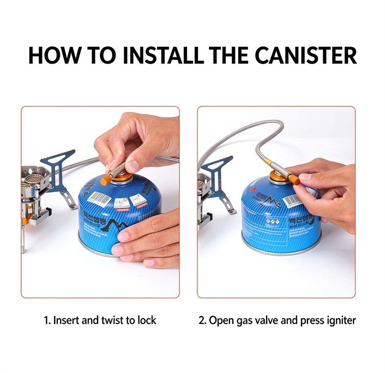 Portable 3 Burners Foldable Stove