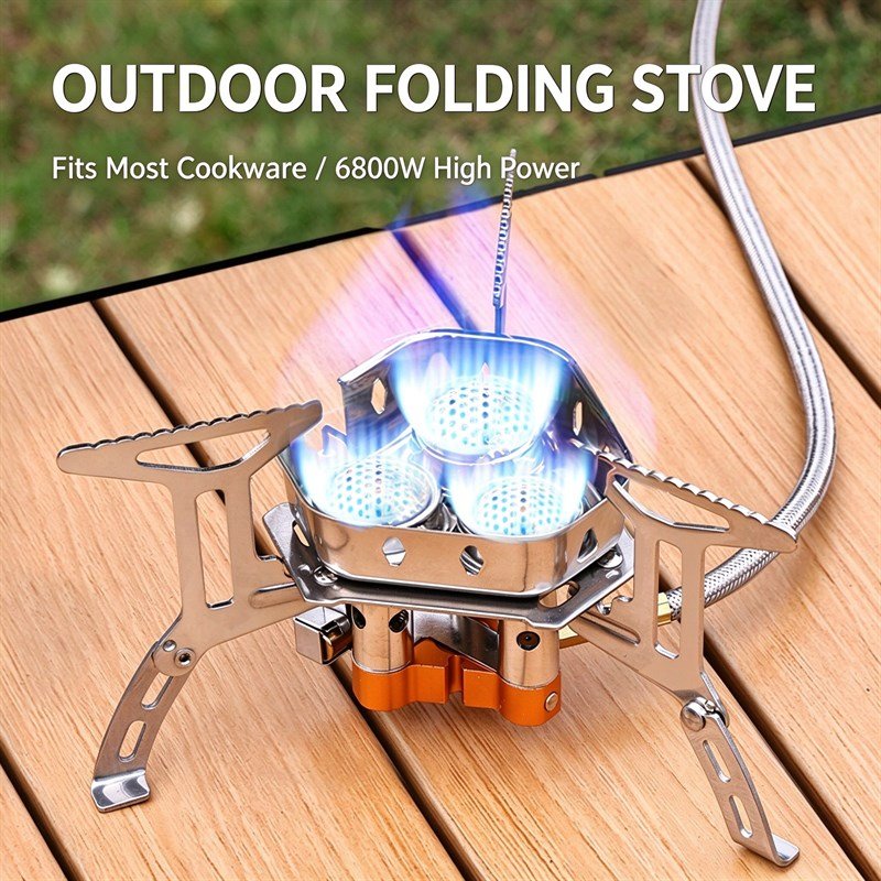 Portable 3 Burners Foldable Stove