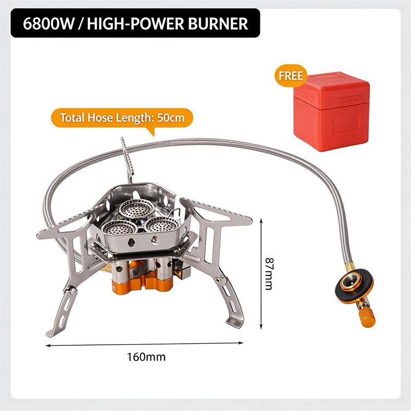 Portable 3 Burners Foldable Stove