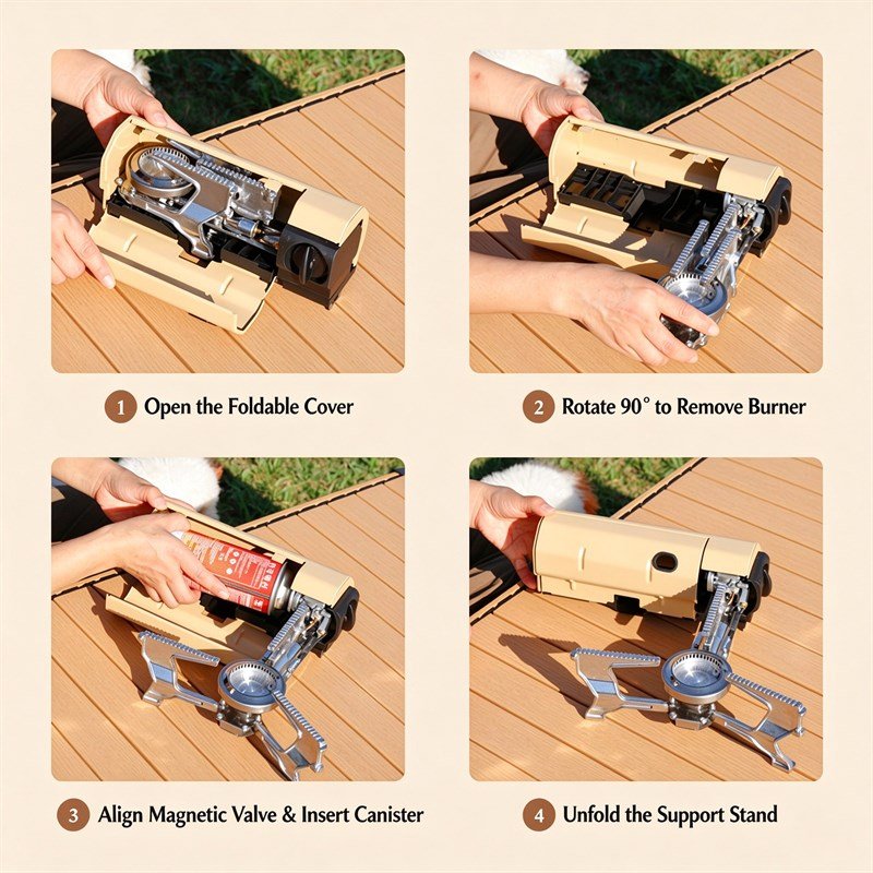 Portable Folding Camping Gas Stove